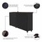 Modern Leisure Monterey 8ft Log Rack Cover, 96 in. L x 24 in. W x 42 in. H, Black 3034 - alternate 3